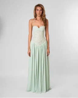 Fenity Faye Dress in Mint Size XS for rent on The Volte - image 2