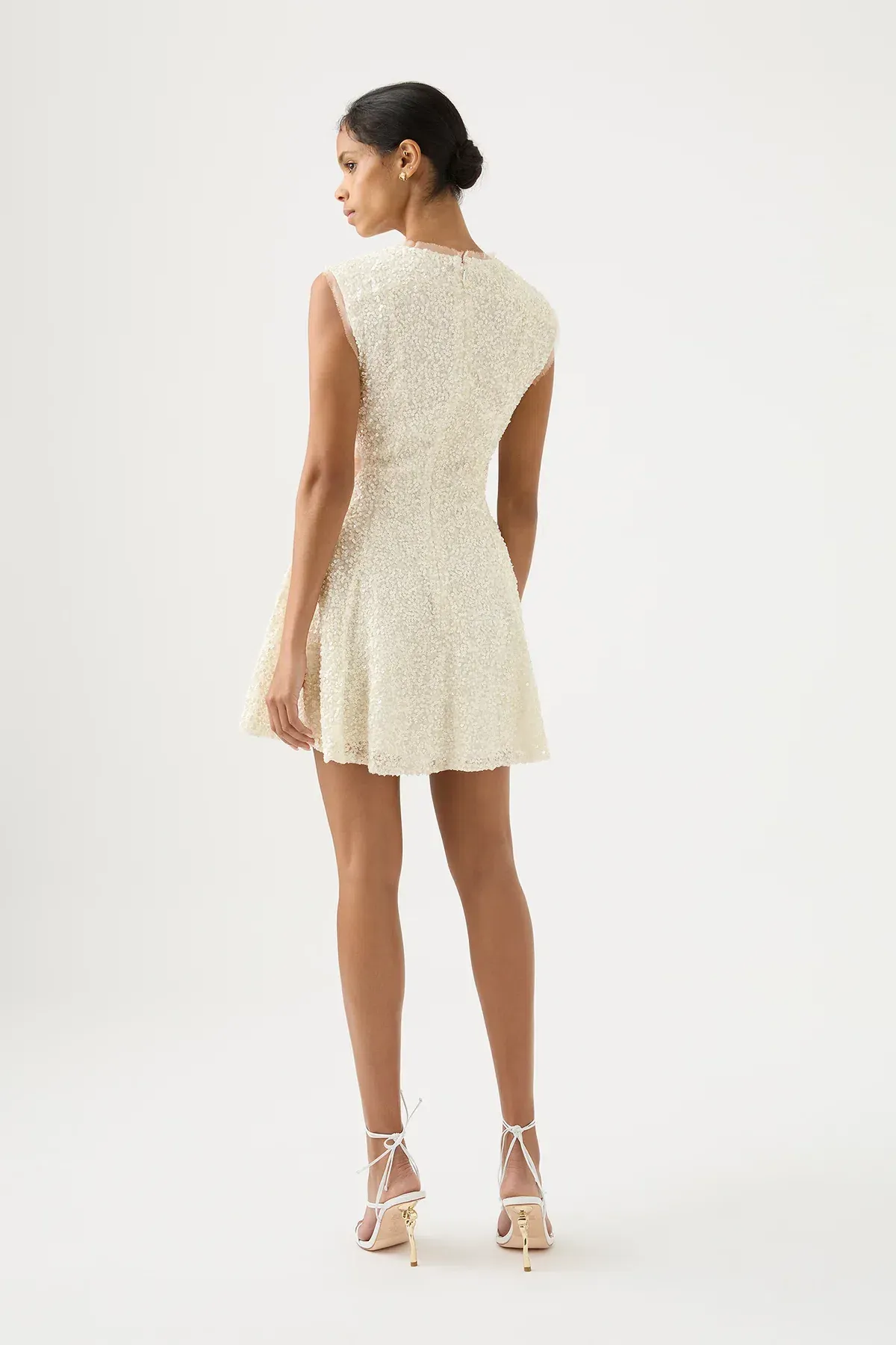 AJE Mirage Beaded Mini Dress SIZE 6 - Image 4