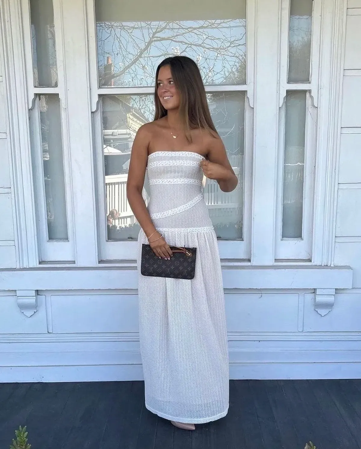 Fait Par Poutch Colette Dress White Size XXS / AU 4 - Image 9