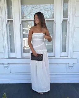 Fait Par Poutch Colette Dress White Size XXS / AU 4 for rent on The Volte - image 9