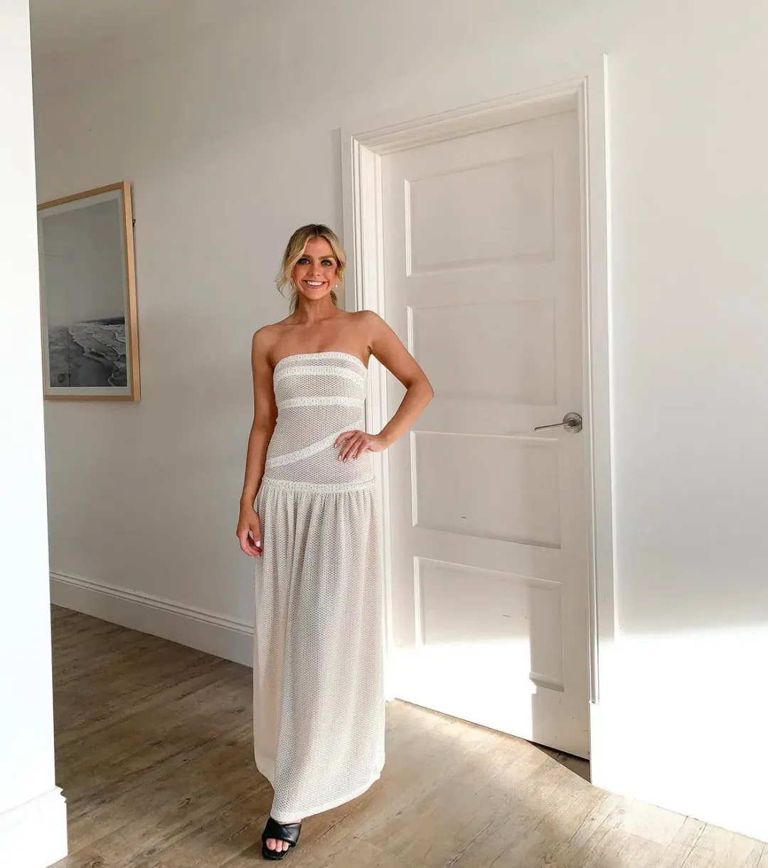 Fait Par Poutch Colette Dress White Size XXS / AU 4 for rent on The Volte - main image