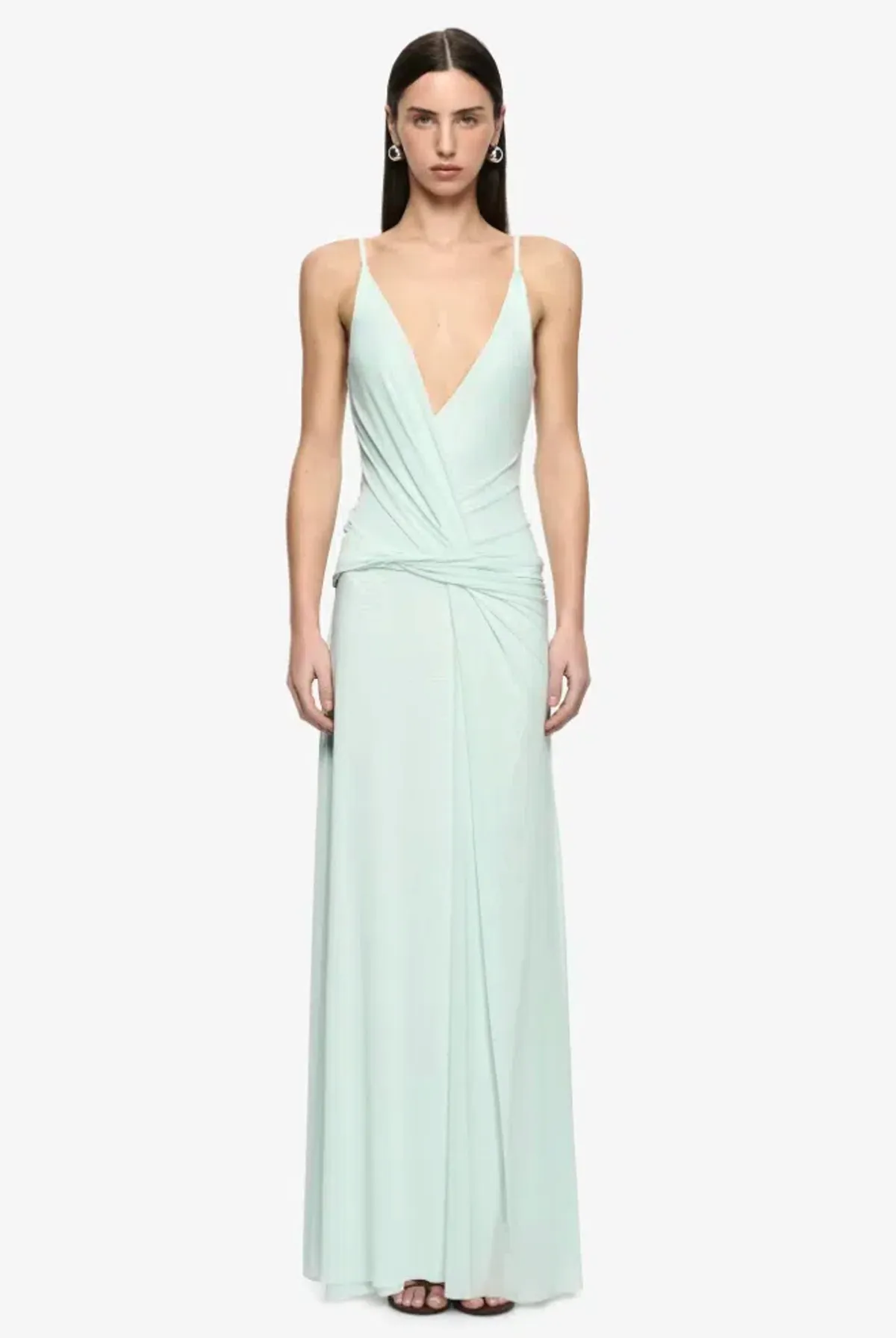 Vela Maxi Dress | Spearmint - Size 8 - Image 1