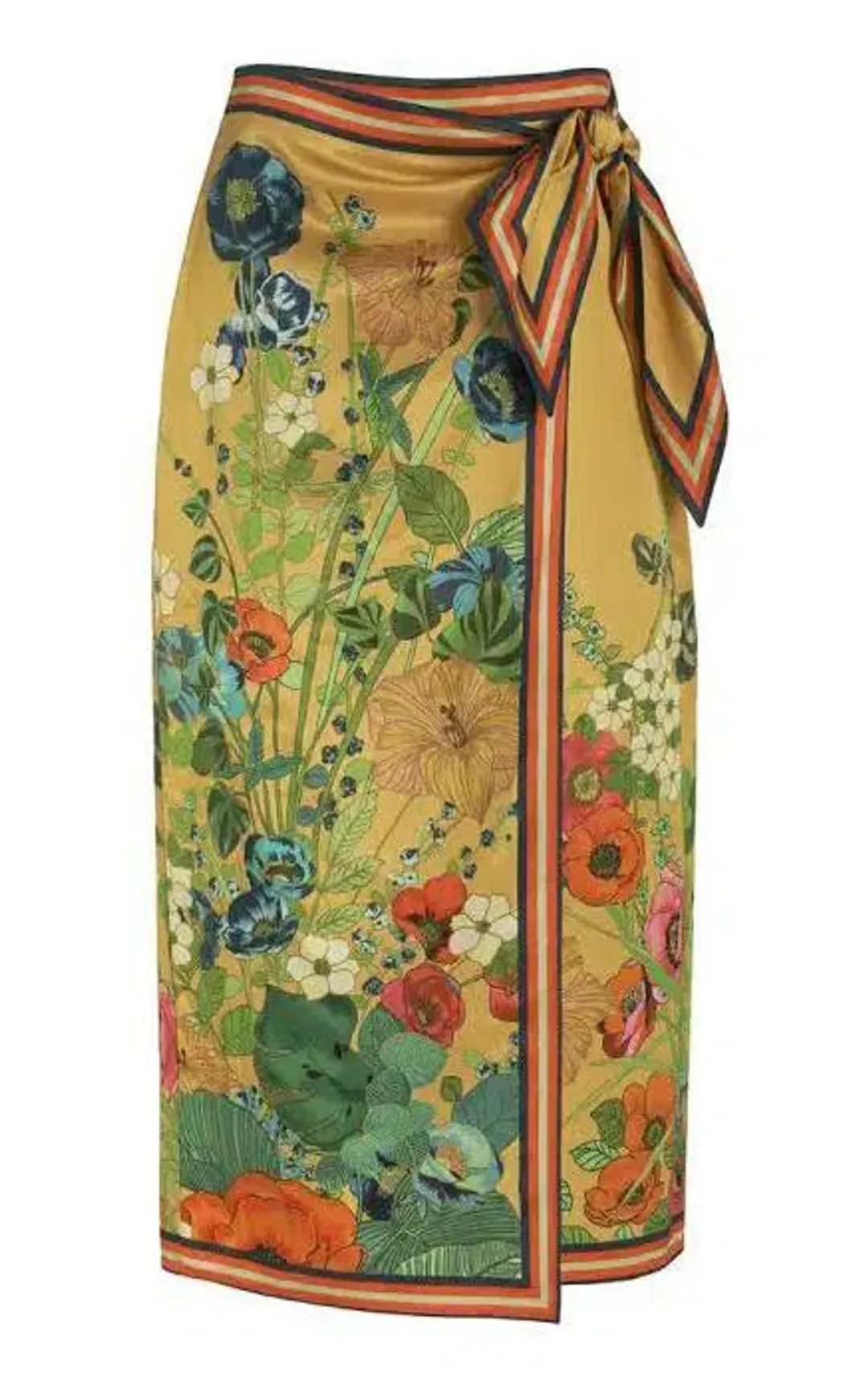 ALÉMAIS Cresida Sarong Skirt size 14 for rent on The Volte - main image