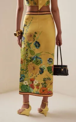 ALÉMAIS Cresida Sarong Skirt size 14 for rent on The Volte - image 2