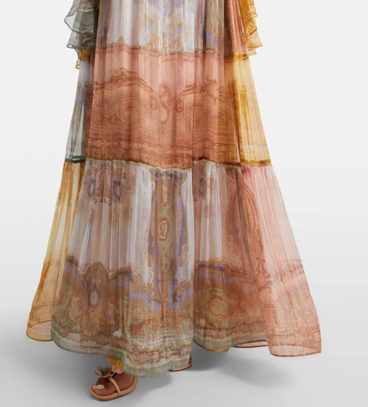 Zimmermann Como Paisley Maxi Dress Size 0 / 8AU Sundance - Image 7