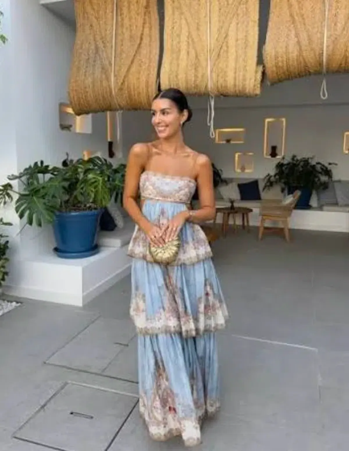 ZIMMERMANN DAYLIGHT TIERED MAXI DRESS SZ 2 - Image 1
