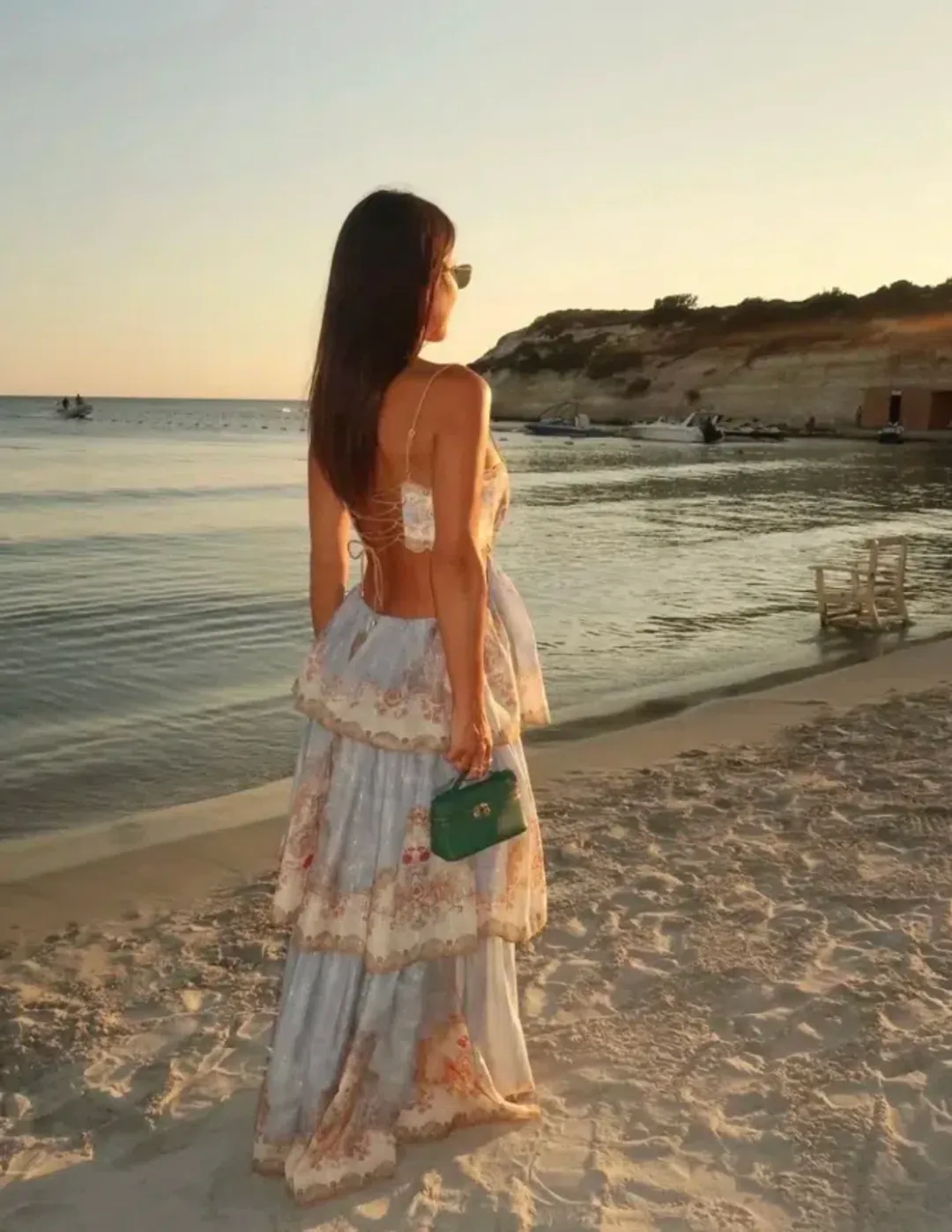 ZIMMERMANN DAYLIGHT TIERED MAXI DRESS SZ 2 for rent on The Volte - main image