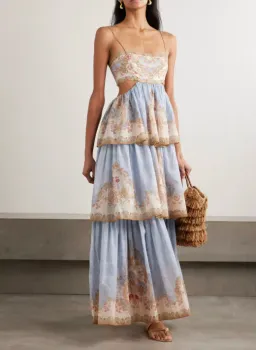 ZIMMERMANN DAYLIGHT TIERED MAXI DRESS SZ 2 for rent on The Volte - image 2