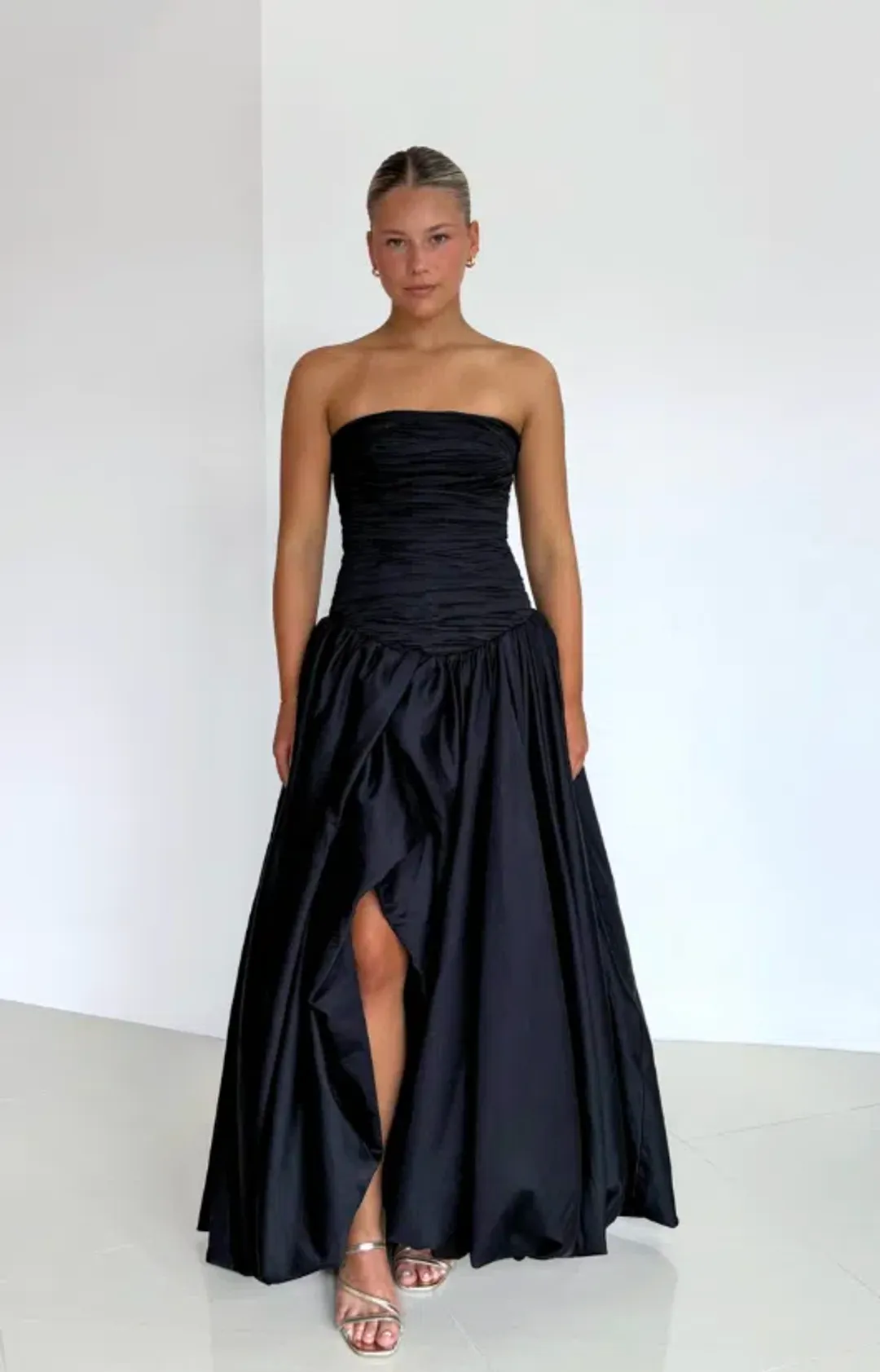 Aje Violette Bubble Hem Maxi Dress sz 14 for rent on The Volte - main image