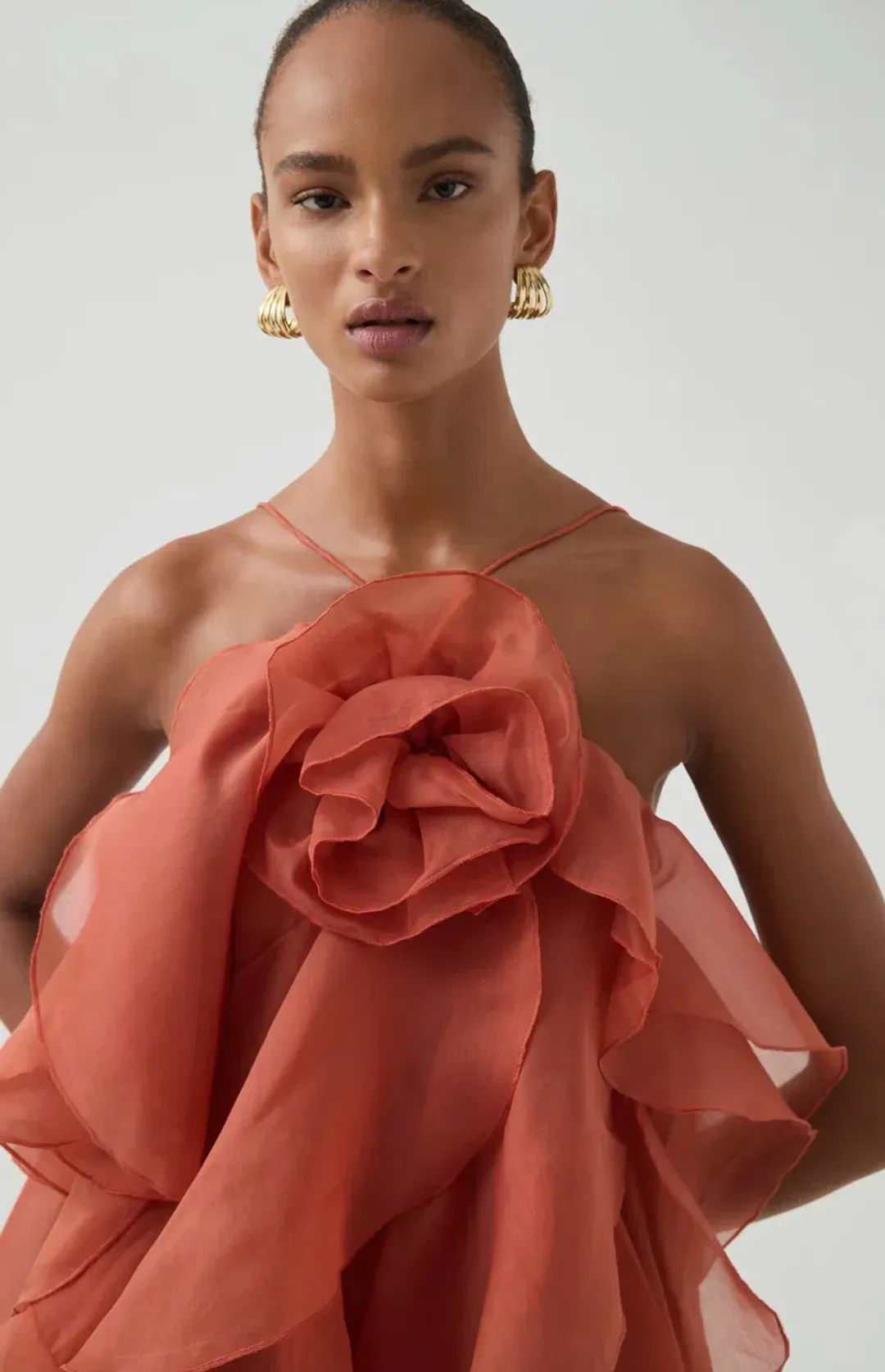 Aje Pandorea Coral Clay Gown sz 8 (fits 8-12) for rent on The Volte - main image
