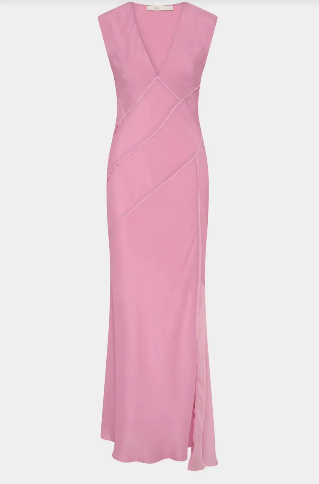 Sir Elin Panelled Gown Berry sz 3 for rent on The Volte - main image