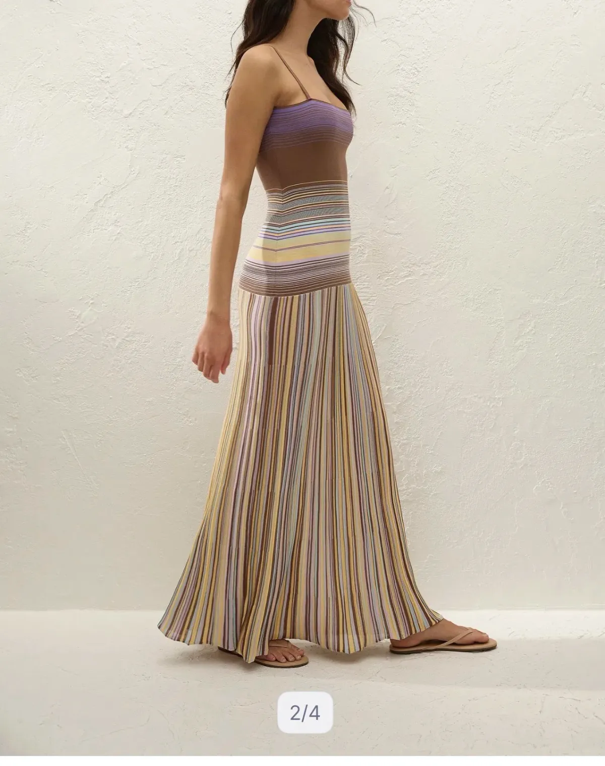Faithfull The Brand Esenia Knit Dress Size S - Image 2