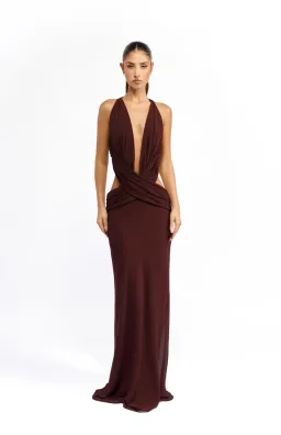 Mim & Bell Yvette Size S Burgundy for rent on The Volte - image 1
