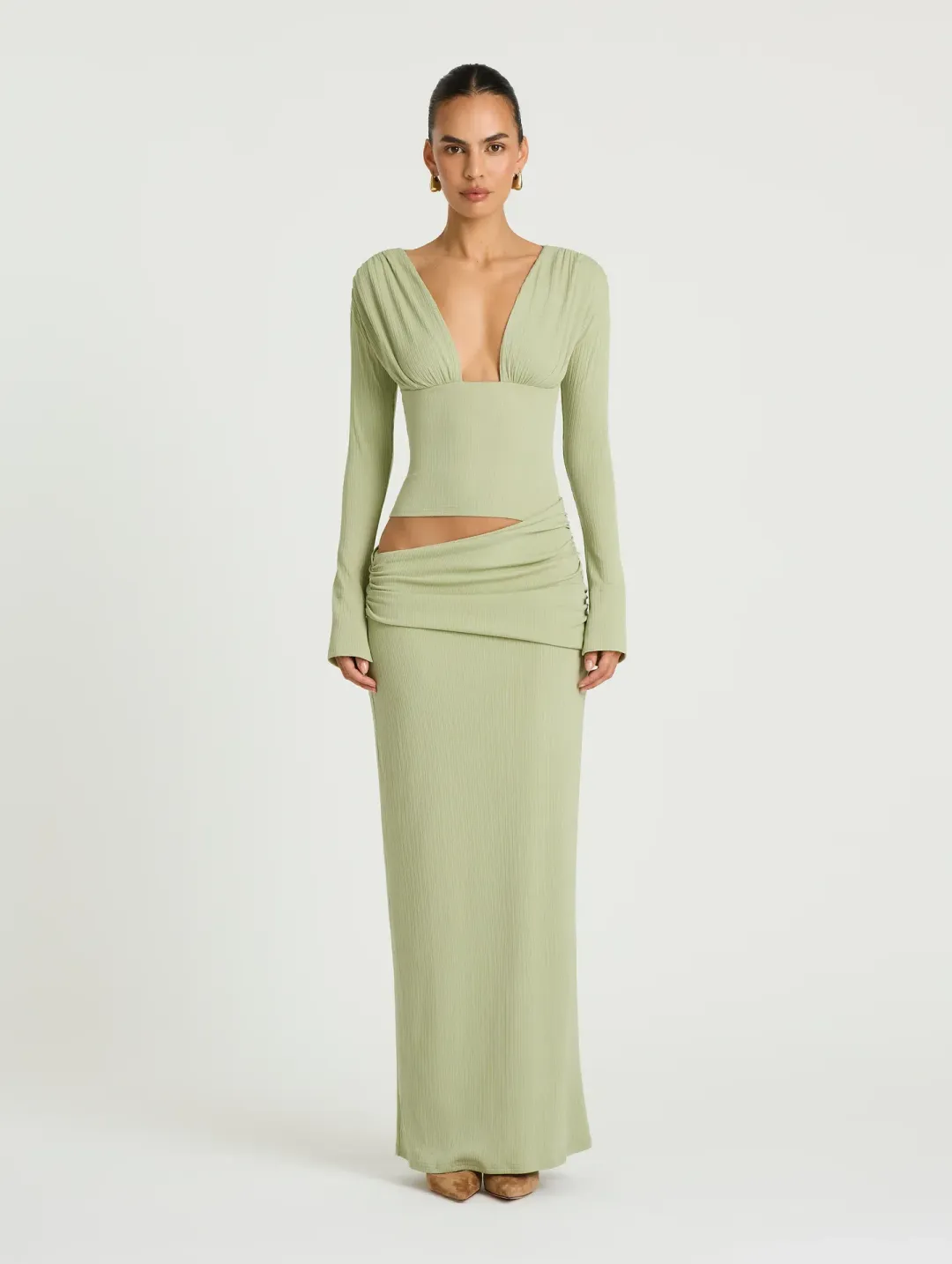Benni Agnes size 8 Pistachio for rent on The Volte - main image