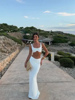 Natalie Rolt Inez size 8 White for rent on The Volte - image 1