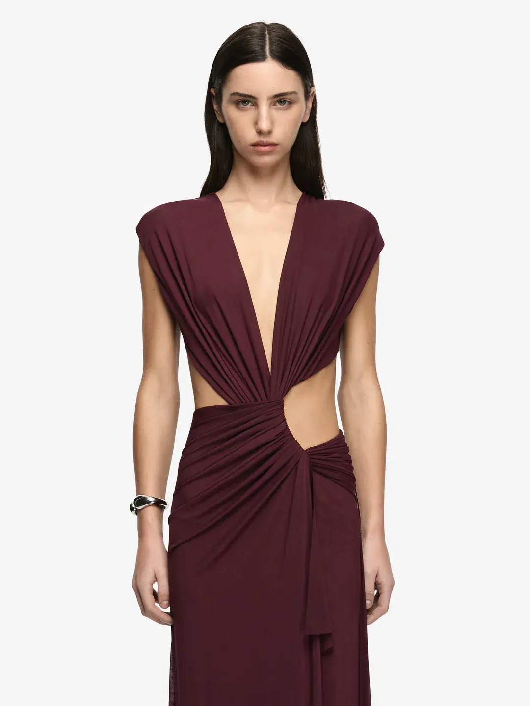 Bec and Bridge Odea Maxi Dress Plum size 10 for rent on The Volte - main image