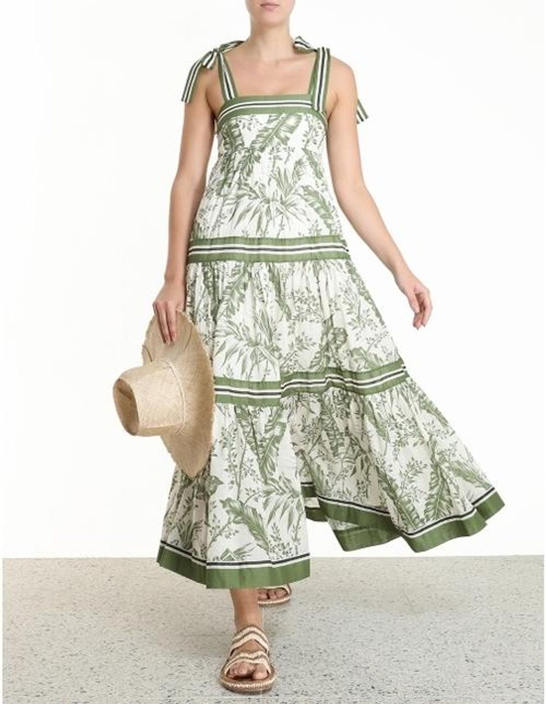 Zimmermann Empire Tie Shoulder Dress Size 2 / 8-12 for rent on The Volte - main image