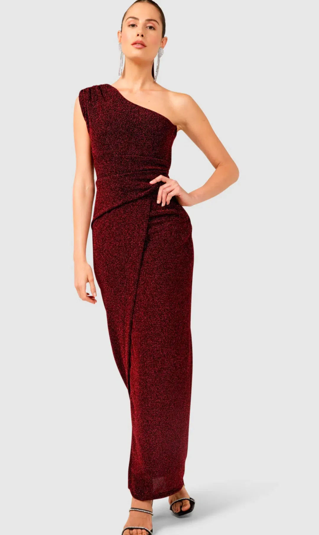 Sacha Drake Valedictory Maxi Dress Red Size 18 for rent on The Volte - main image