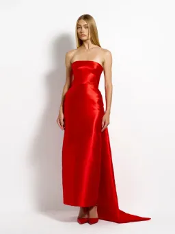 Effie Kats Alba dress in red size XS for rent on The Volte - image 1