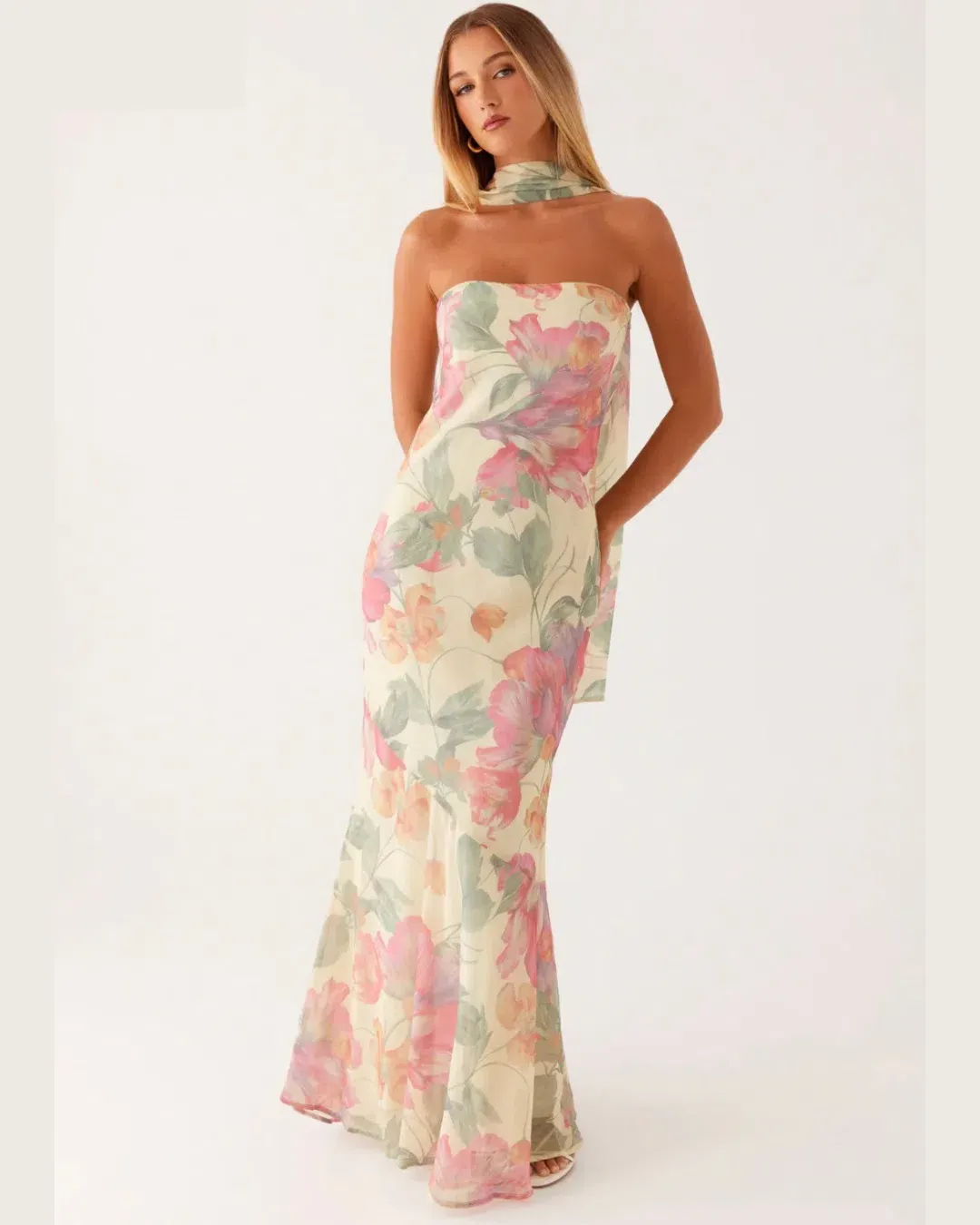 Pepper Mayo - Under The Pagoda Maxi Dress for rent on The Volte - main image