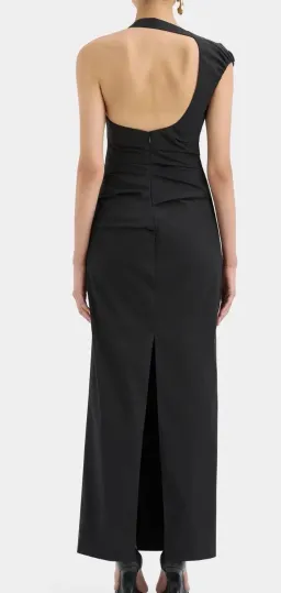 SIR the Label Giacomo Gathered Gown Black for rent on The Volte - image 3
