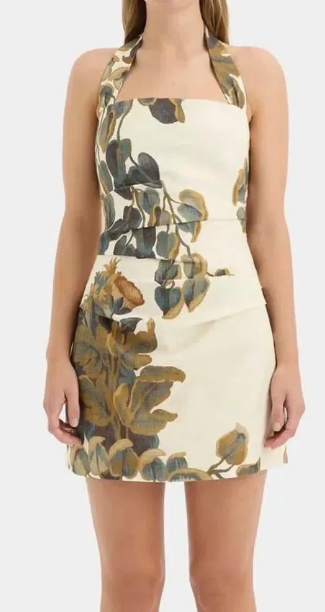 SIR the Label Evalita Halter Mini Dress for rent on The Volte - main image