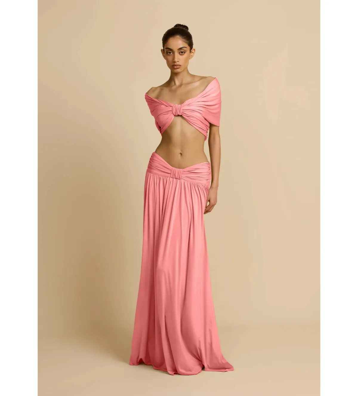 Arcina Ori Alessia Top and Skirt Set in Dusty Pink Size XS/AU6 - Image 1