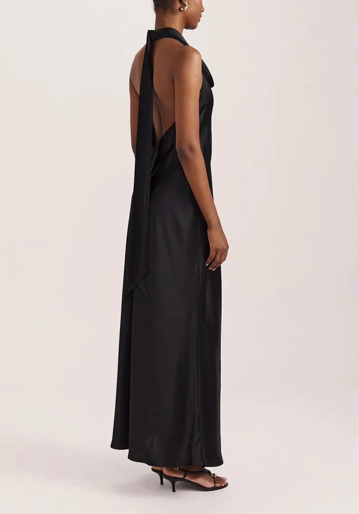 Saba Sallee maxi silk halter dress - Size 8 - Image 2