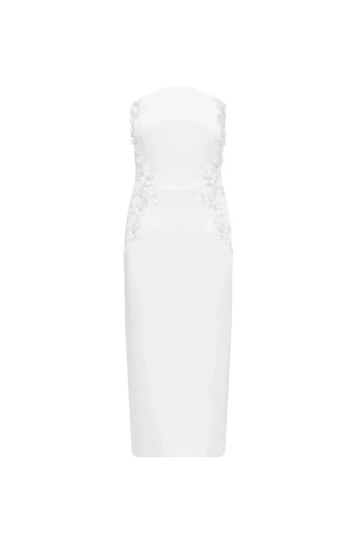 🤍 BRAND NEW Rebecca Vallance Xanthe Midi Dress in Ivory White – Size 10 AU 🤍 - Image 7