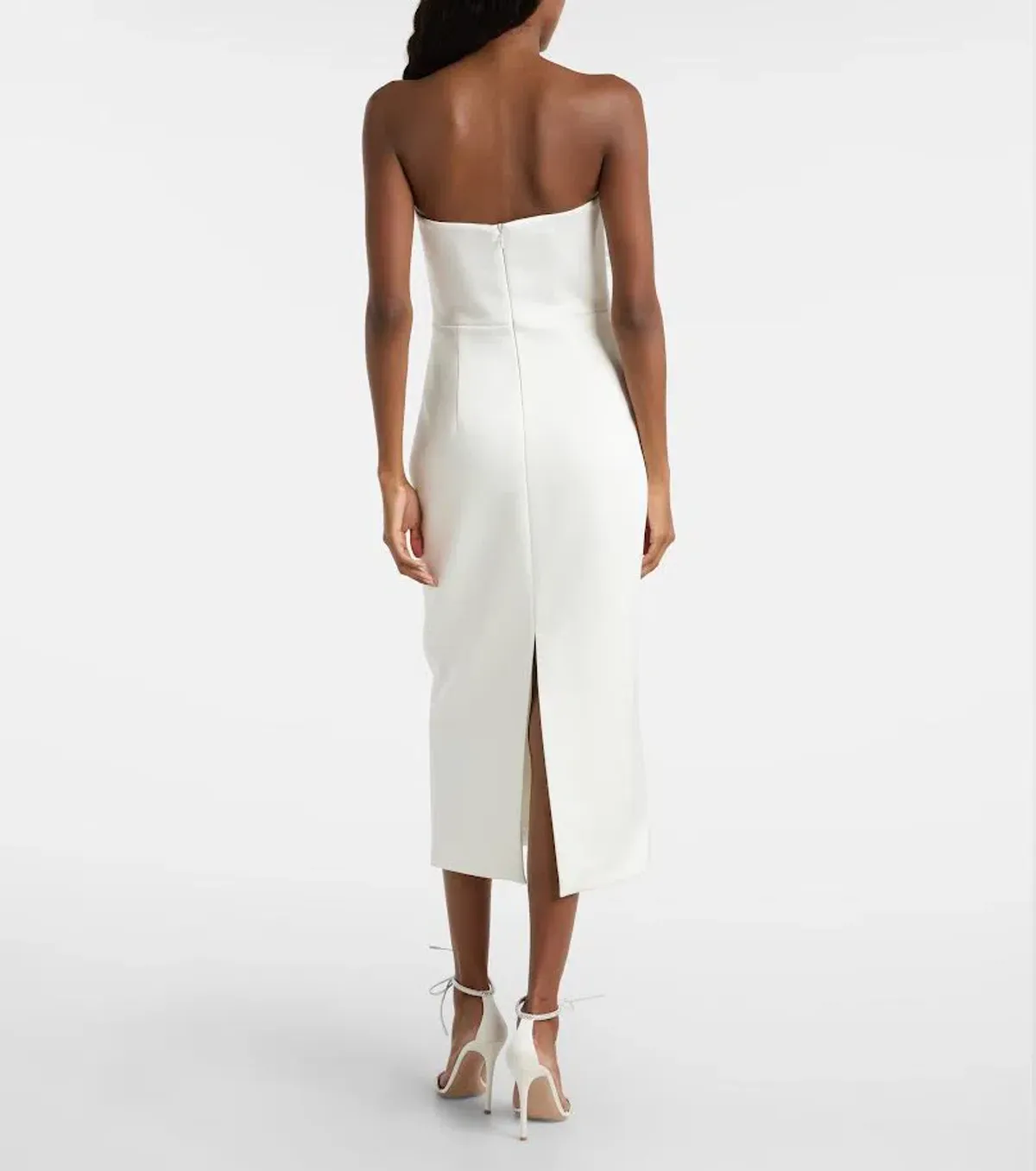 🤍 BRAND NEW Rebecca Vallance Xanthe Midi Dress in Ivory White – Size 10 AU 🤍 - Image 2