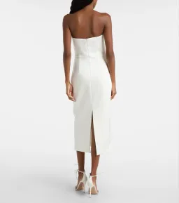 π€ BRAND NEW Rebecca Vallance Xanthe Midi Dress in Ivory White β Size 10 AU π€ for rent on The Volte - image 2