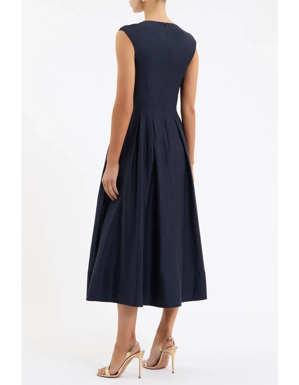 🌟BRAND NEW Rebecca Vallance Serenity Midi Dress - Size 12 AU - Navy Blue 🌟 - Image 4