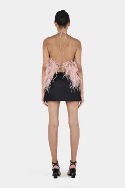 HANSEN + GRETEL Genie Feather Halter Rose for rent on The Volte - image 3