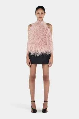 HANSEN + GRETEL Genie Feather Halter Rose for rent on The Volte - image 5