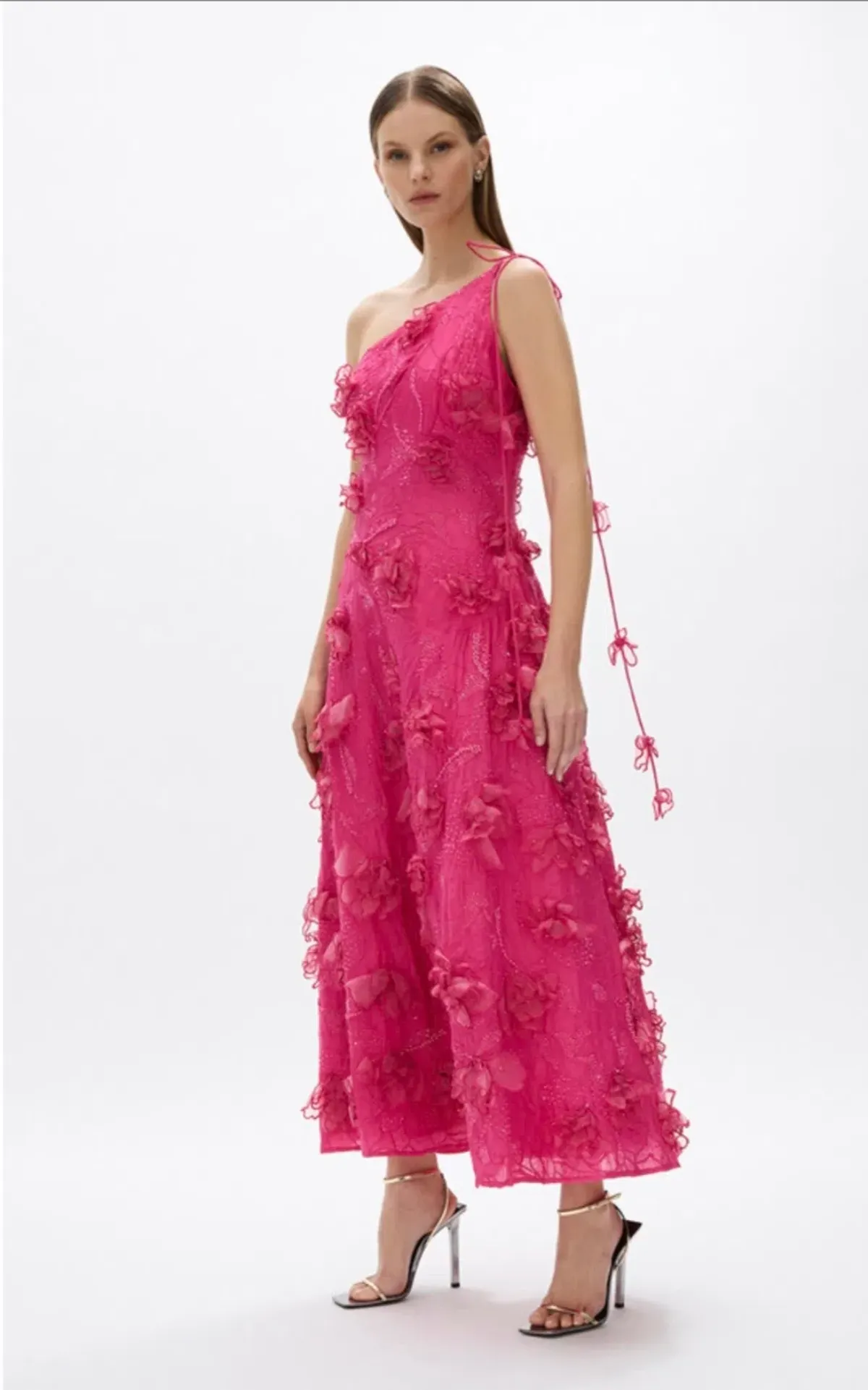 Rachel Gilbert Ianthe Dress Pink 1/AU8 - Image 1