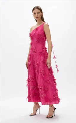 Rachel Gilbert Ianthe Dress Pink 1/AU8 for rent on The Volte - image 1