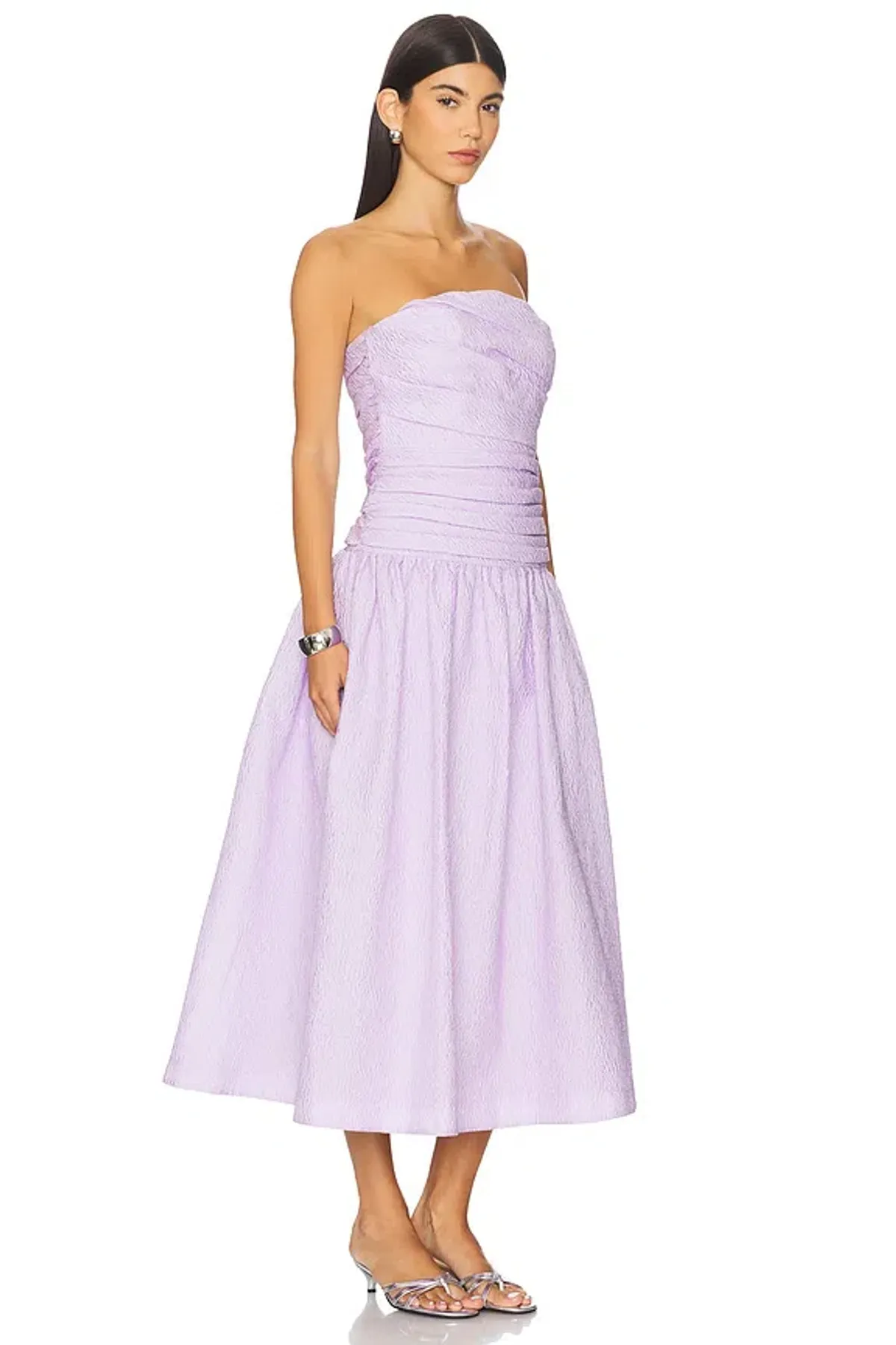 Rachel Gilbert Sophia Strapless Dress Lilac 6/AU18 - Image 2