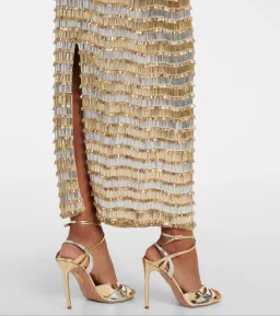 Rachel Gilbert Zeph Gown Gold Silver 4/AU14 for rent on The Volte - image 5