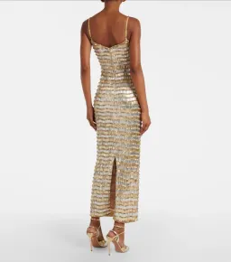 Rachel Gilbert Zeph Gown Gold Silver 4/AU14 for rent on The Volte - image 2