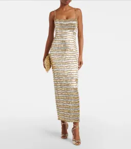 Rachel Gilbert Zeph Gown Gold Silver 4/AU14 for rent on The Volte - image 1