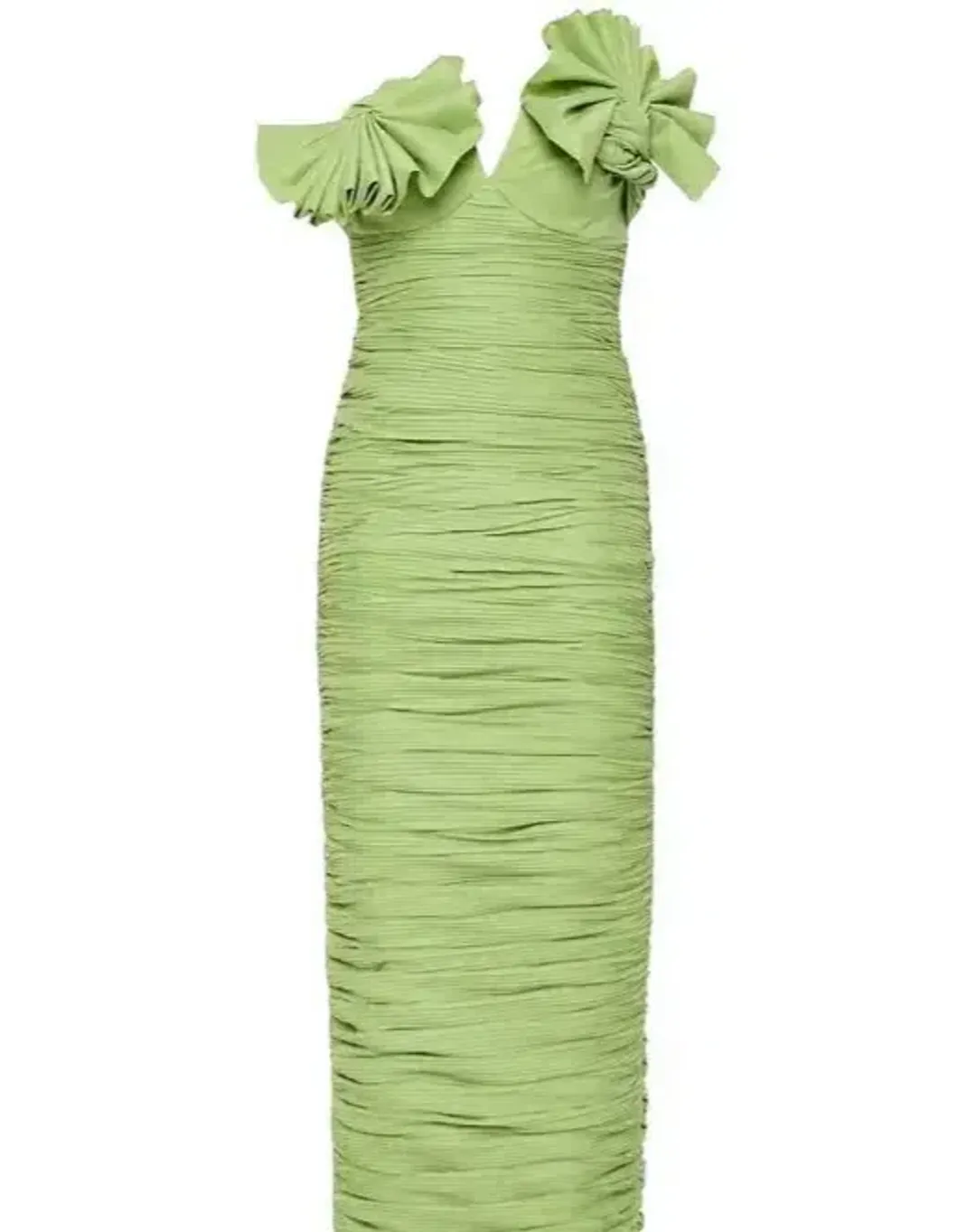 Rachel Gilbert Jensen Dress Green 6/AU18 for rent on The Volte - main image