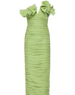 Rachel Gilbert Jensen Dress Green 6/AU18 for rent on The Volte - image 6