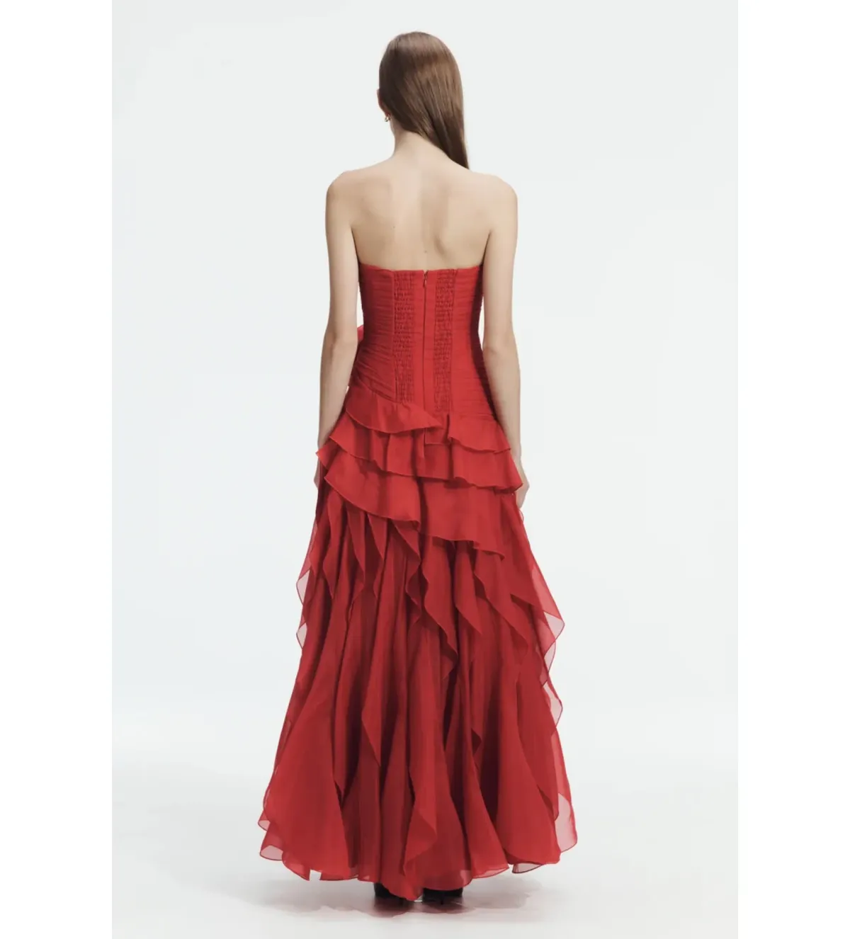 Aje Canyon Gown in Scarlet Red Size AU10 - Image 3