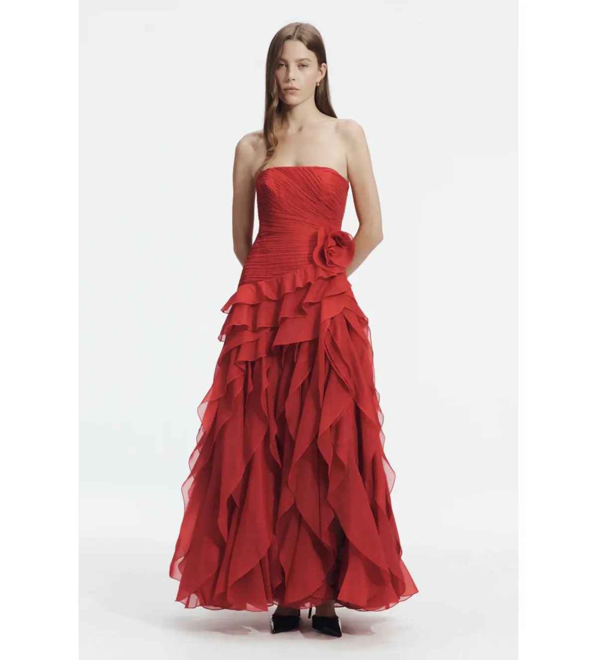 Aje Canyon Gown in Scarlet Red Size AU10 - Image 1