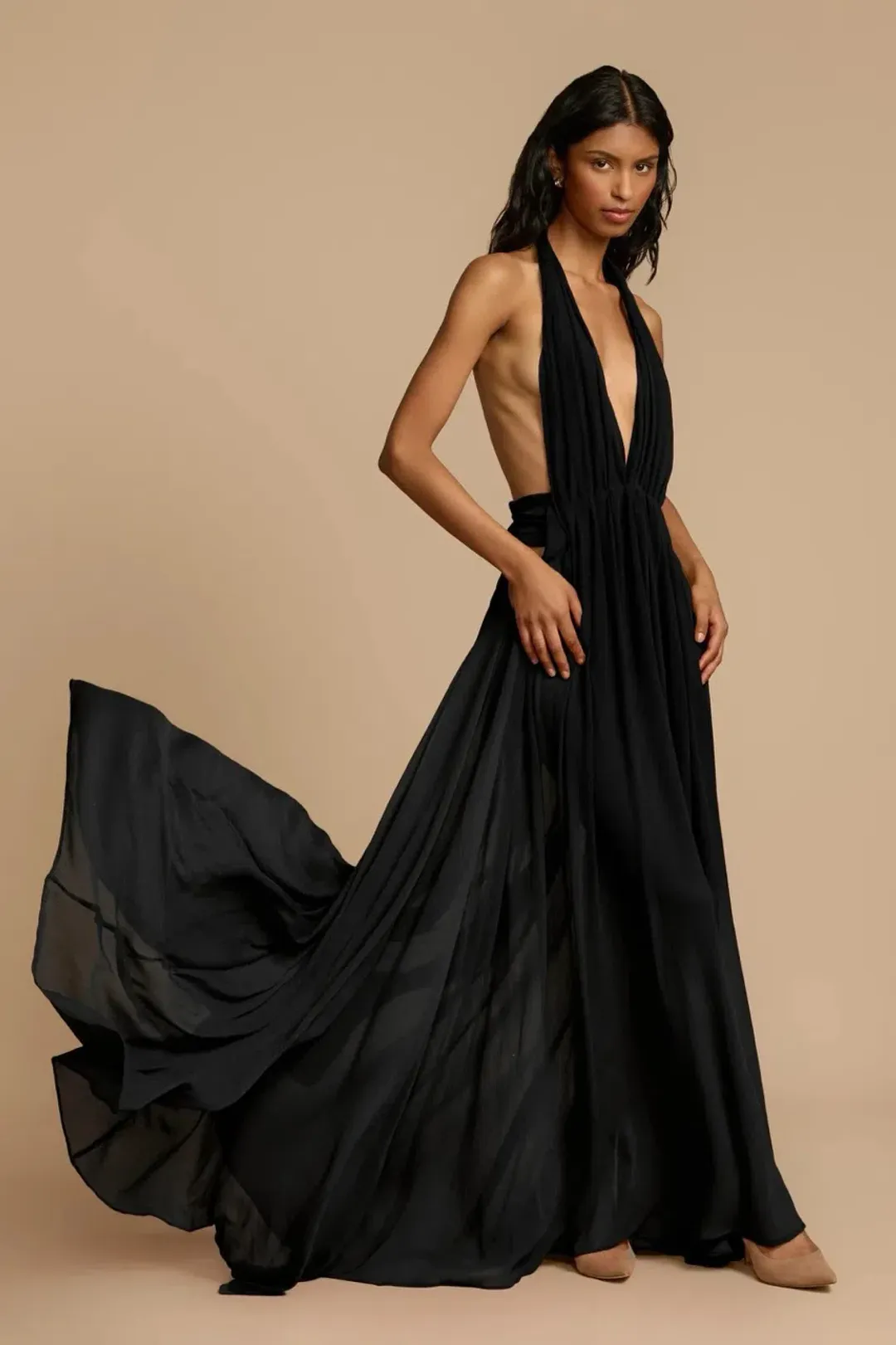 ARCINA ORI FLORENCE DRESS BLACK SIZE 8 (S) for rent on The Volte - main image