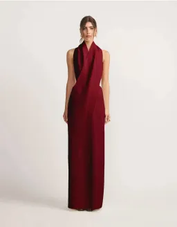TOJHA DOVA DRESS - BORDEAUX 12 for rent on The Volte - image 1