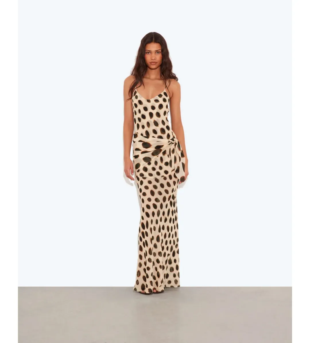 Rat & Boa Ozias Maxi Dress in Animal Print Size M/AU10 for rent on The Volte - main image