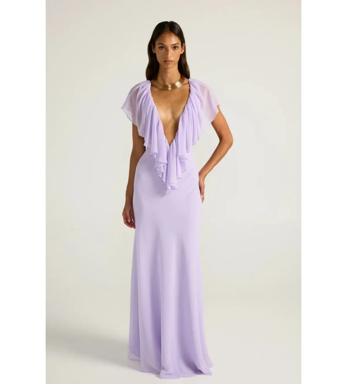 Ance Gria Clover Gown in Lavander Size S/AU8 - Image 2