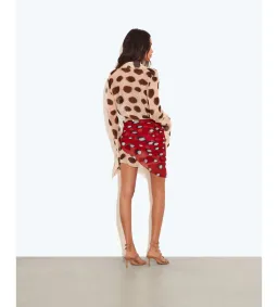 Rat & Boa Nilah Shirt Mini Dress in Animal Print Size M/AU10 for rent on The Volte - image 2