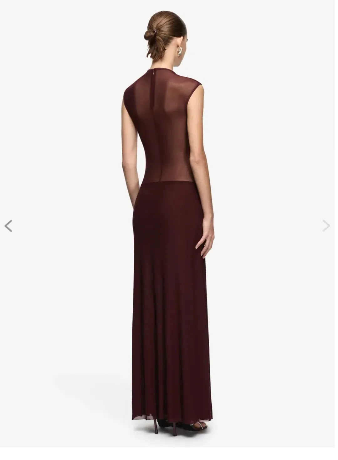 Bec and Bridge Odea Gathered Maxi Dress - Plum for rent on The Volte - main image